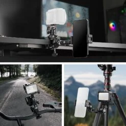 NEEWER ST85 Super Clamp With 3" Dual Ballhead Magic Arm 11 NEEWER ST85 Super Clamp With 3" Dual Ballhead Magic Arm -Photography Equipment 33000058 6