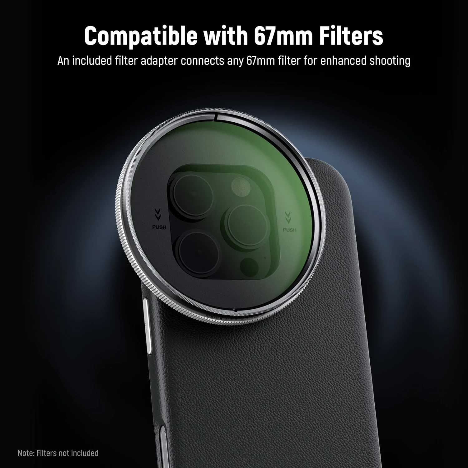 NEEWER PA083P/PA084P Black Case With 3 Backplates For IPhone 16 Pro/Pro Max 3 NEEWER PA083P/PA084P Black Case With 3 Backplates For IPhone 16 Pro/Pro Max - Image 3