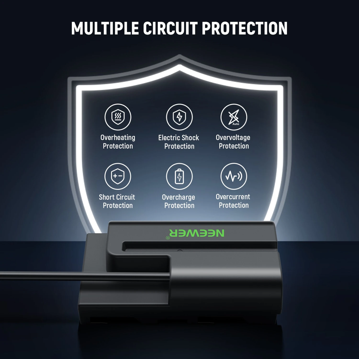 NEEWER VP-F550 NP-F550 To D Tap Dummy Battery 3 NEEWER VP-F550 NP-F550 To D Tap Dummy Battery - Image 3