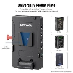 NEEWER VB-A1 V Mount Battery Adapter Plate -Photography Equipment 3 082efb5c 6310 438d 9f7c 7ab2f1aba50b