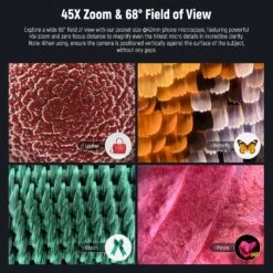 NEEWER LS-32 PRO 45X Mini Pocket Microscope Lens With 17mm Thread Phone Lens Clip -Photography Equipment 3 217d01b0 fdc2 4696 a3fe f12bf8de55b6