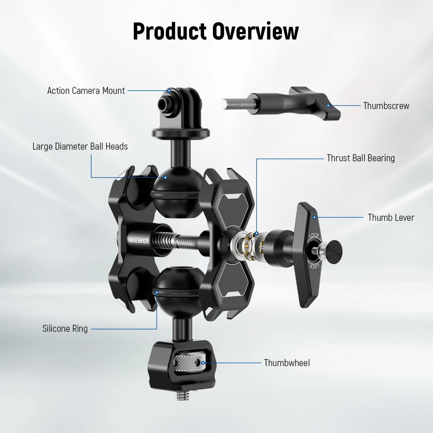 NEEWER UA021 Articulating Magic Arm 2 NEEWER UA021 Articulating Magic Arm - Image 2