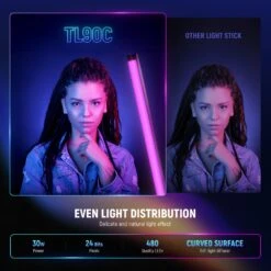 NEEWER TL90C 30W RGB Tube Light With APP/2.4G/DMX Control -Photography Equipment 3 2bef181d a318 4e54 b57d 7af1b43b85da