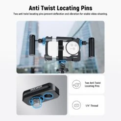 NEEWER PA064 4 Pack Quick Release Adapter For Phone Cage 9 NEEWER PA064 4 Pack Quick Release Adapter For Phone Cage -Photography Equipment 3 3a377dd7 971d 42e9 9c5e aec391a885c5