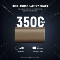 NEEWER NP-F550 3500mAh Replacement Battery 12 NEEWER NP-F550 3500mAh Replacement Battery -Photography Equipment 3 41b11fee f67a 4670 a04f c4511d9686fd