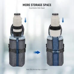 NEEWER PB011 Camera Lens Pouch Water Repellent 10 NEEWER PB011 Camera Lens Pouch Water Repellent -Photography Equipment 3 4bb56bab ac98 4efc bb87 805ace0eaa92