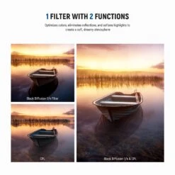 NEEWER 2 In 1 CPL + Black Diffusion 1/4 Filter -Photography Equipment 3 4c1088af 666e 452d b981 513f77bd04f7