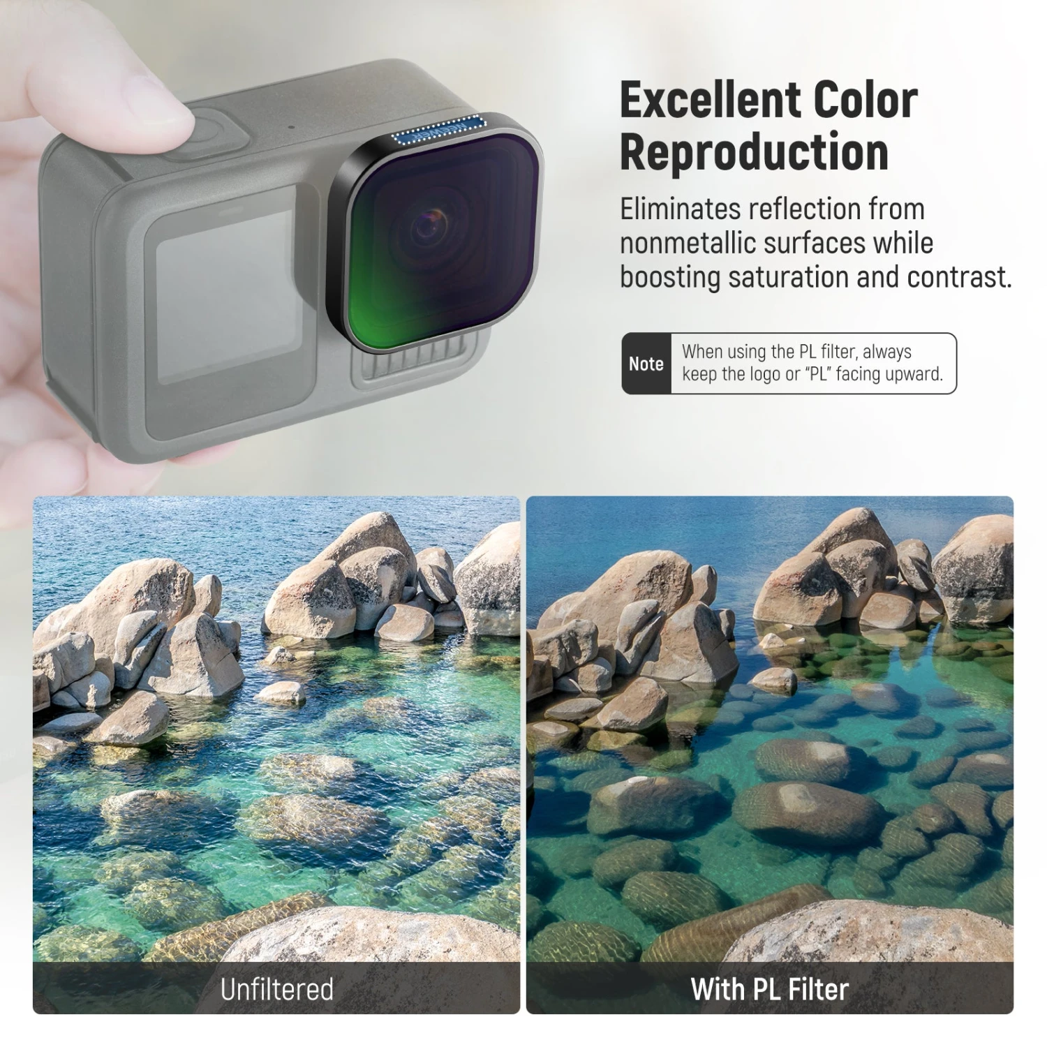 NEEWER FL-A76 Multicoated HD PL Filter For Hero 13 3 NEEWER FL-A76 Multicoated HD PL Filter For Hero 13 - Image 3