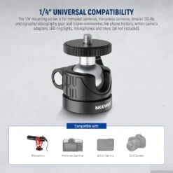 NEEWER BASICS GM01 Mini Tripod Ball Head Mount Adapter -Photography Equipment 3 742b6974 6cc9 4685 89cb 3c87e069b301
