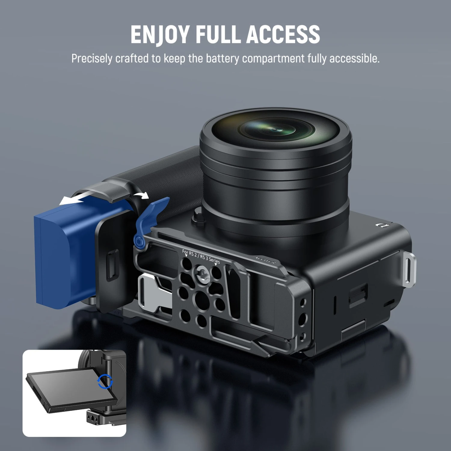 NEEWER CA044 Baseplate For Sony ZV-E1 3 NEEWER CA044 Baseplate For Sony ZV-E1 - Image 3