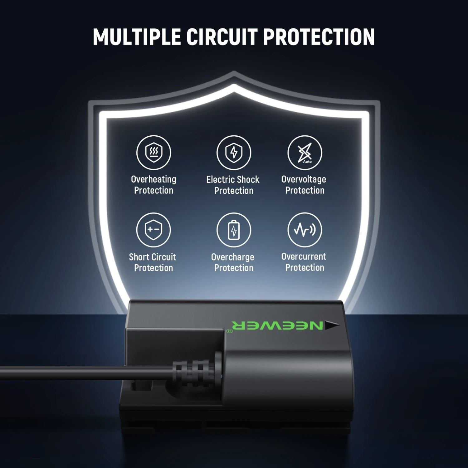 NEEWER VP-LPE6NH D Tap To LP-E6NH Dummy Battery 3 NEEWER VP-LPE6NH D Tap To LP-E6NH Dummy Battery - Image 3