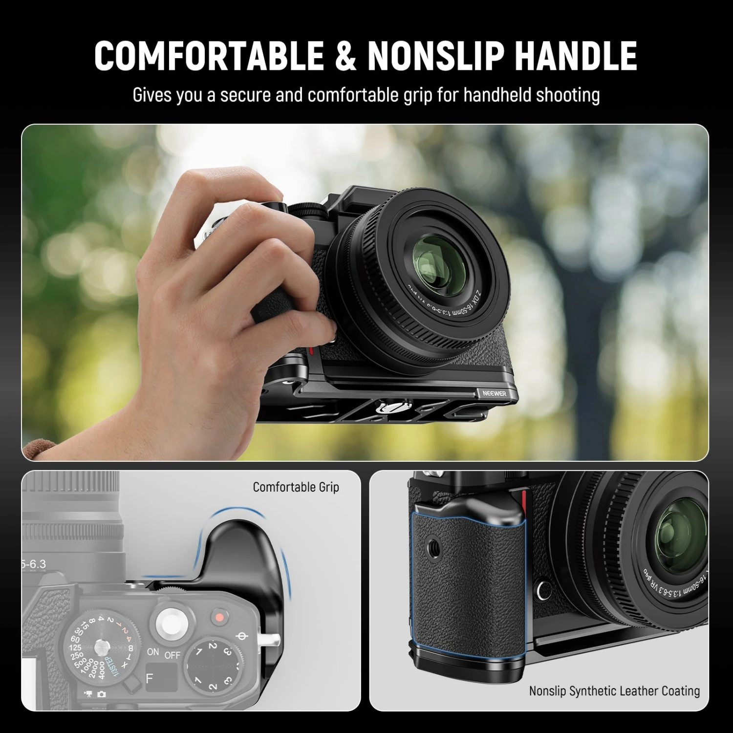 NEEWER CA076 Handgrip L Shape Grip For Nikon Z Fc 3 NEEWER CA076 Handgrip L Shape Grip For Nikon Z Fc - Image 3