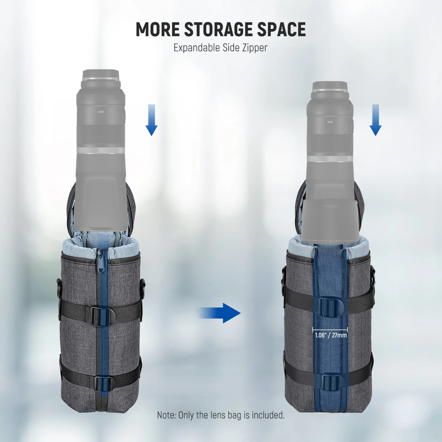 NEEWER PB012 Camera Lens Pouch 3 NEEWER PB012 Camera Lens Pouch - Image 3