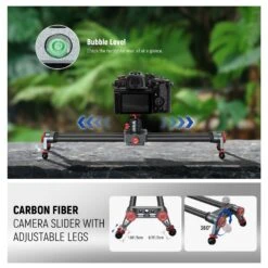 NEEWER CS1M/CS2M Carbon Fiber Camera Slider -Photography Equipment 3 aa6c461b a890 4663 8f6e 592469b840e8