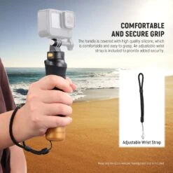 NEEWER GP23 Floating Hand Grip For Action Camera 10 NEEWER GP23 Floating Hand Grip For Action Camera -Photography Equipment 3 aade9cfa 8704 43d5 8140 205c8307f634