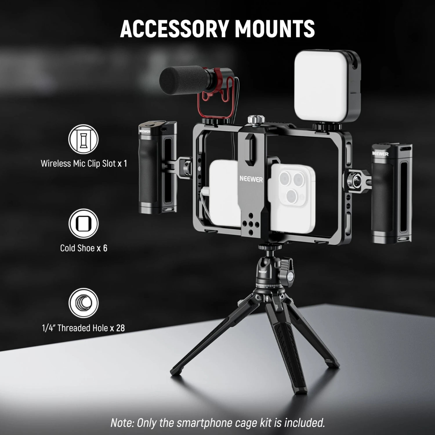 NEEWER PA009E Universal Phone Cage Video Rig 3 NEEWER PA009E Universal Phone Cage Video Rig - Image 3