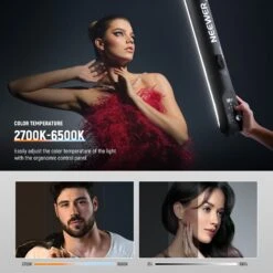 NEEWER BASICS GC21B 21W Bi-Color Handheld Inflatable LED Fill Light 11 NEEWER BASICS GC21B 21W Bi-Color Handheld Inflatable LED Fill Light -Photography Equipment 3 b1856b20 cc7d 4ea3 8757 d9cb69e302c5