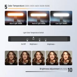 NEEWER BASICS L10 Dual 12W Bi Color Monitor Light Bar With Stands 11 NEEWER BASICS L10 Dual 12W Bi Color Monitor Light Bar With Stands -Photography Equipment 3 bae0a021 80fb 49f5 9611 0051fe849a60