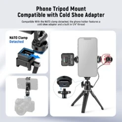 NEEWER GA010 Phone Tripod Mount For DJI RS 2 RSC 2 RS 3 Pro 11 NEEWER GA010 Phone Tripod Mount For DJI RS 2 RSC 2 RS 3 Pro -Photography Equipment 3 cab40374 15d8 433a ab1b 4ad4f280d038