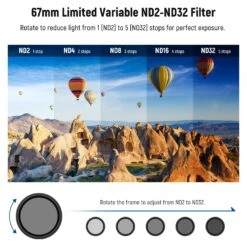 NEEWER FL-B21/FL-B25 67mm Variable ND2-32 Filter With Clip For Smartphone -Photography Equipment 3 cad4615b 00f9 4558 96e3 623e65c00a5b