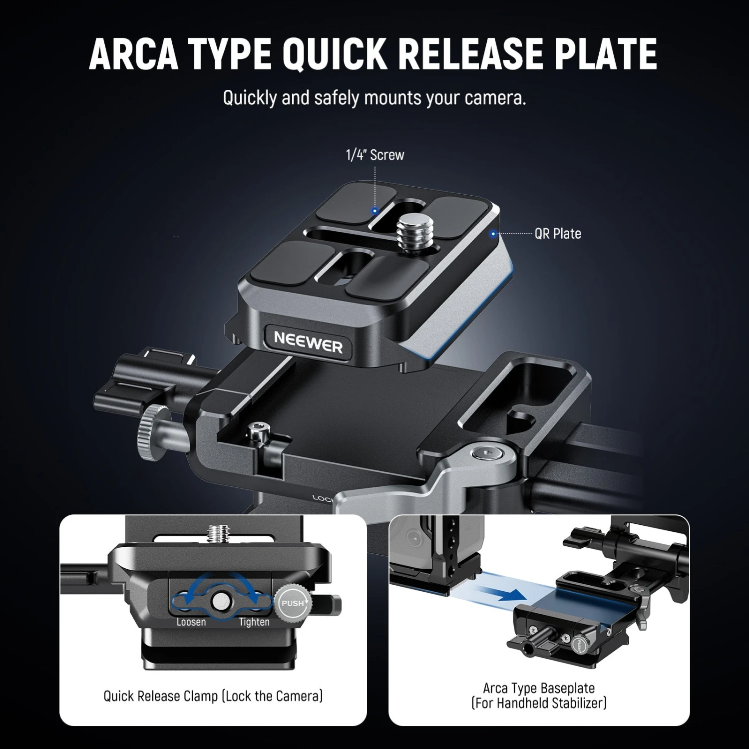 NEEWER PS015 Pro Foldable V Mount Battery Plate 3 NEEWER PS015 Pro Foldable V Mount Battery Plate - Image 3