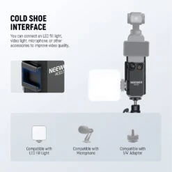 NEEWER GP-67 Backpack Strap Mount Kit With Expansion Cage For DJI Osmo Pocket 3 -Photography Equipment 3 e84abe82 2131 4d66 87d3 76969a9d2af8