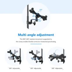NEEWER 6-11 Inch Adjustable Tablet Holder 9 NEEWER 6-11 Inch Adjustable Tablet Holder -Photography Equipment 40089112 2
