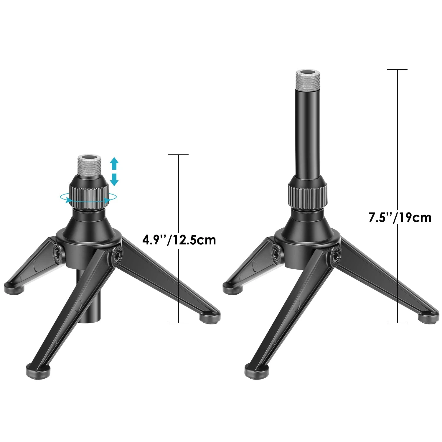 NEEWER NW-050 Foldable Desktop Microphone Stand 3 NEEWER NW-050 Foldable Desktop Microphone Stand - Image 3