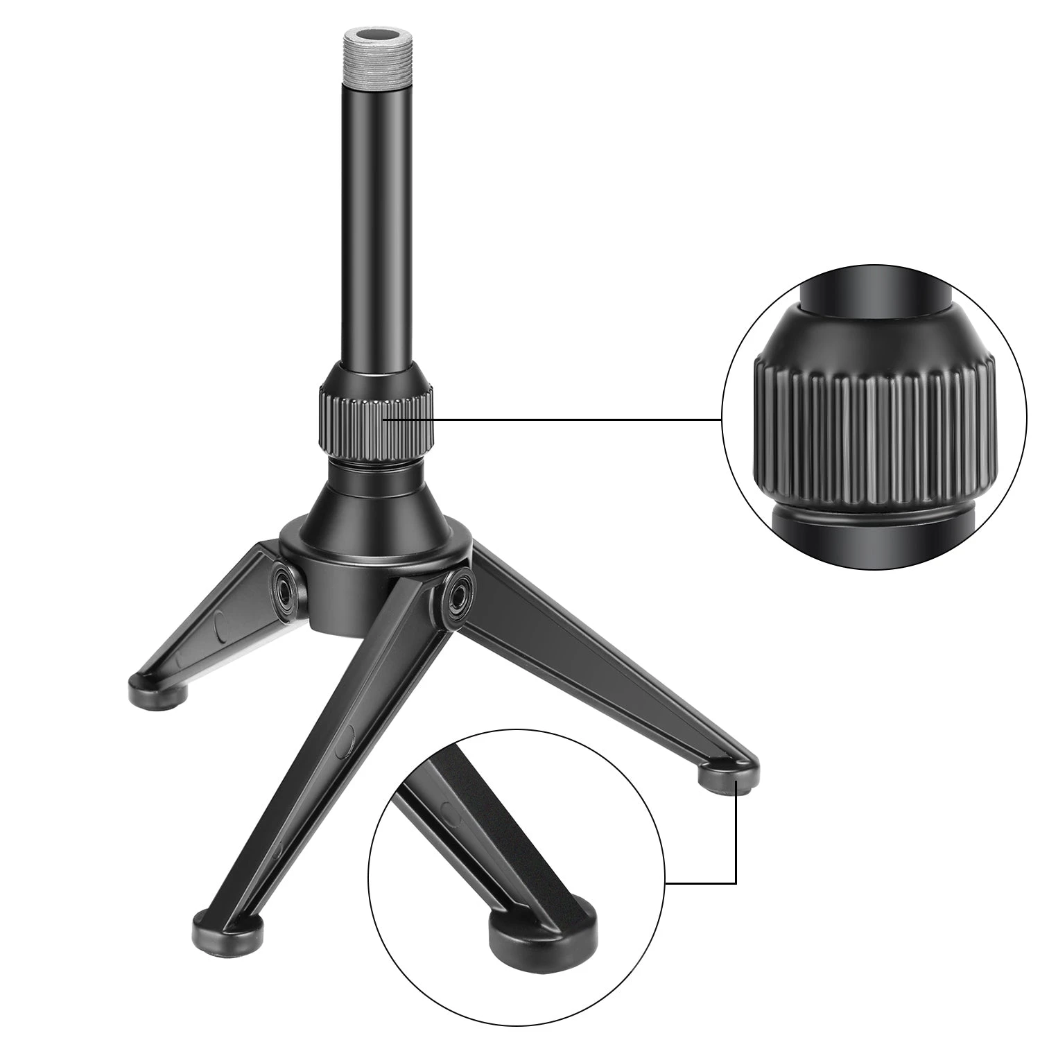 NEEWER NW-050 Foldable Desktop Microphone Stand 4 NEEWER NW-050 Foldable Desktop Microphone Stand - Image 4
