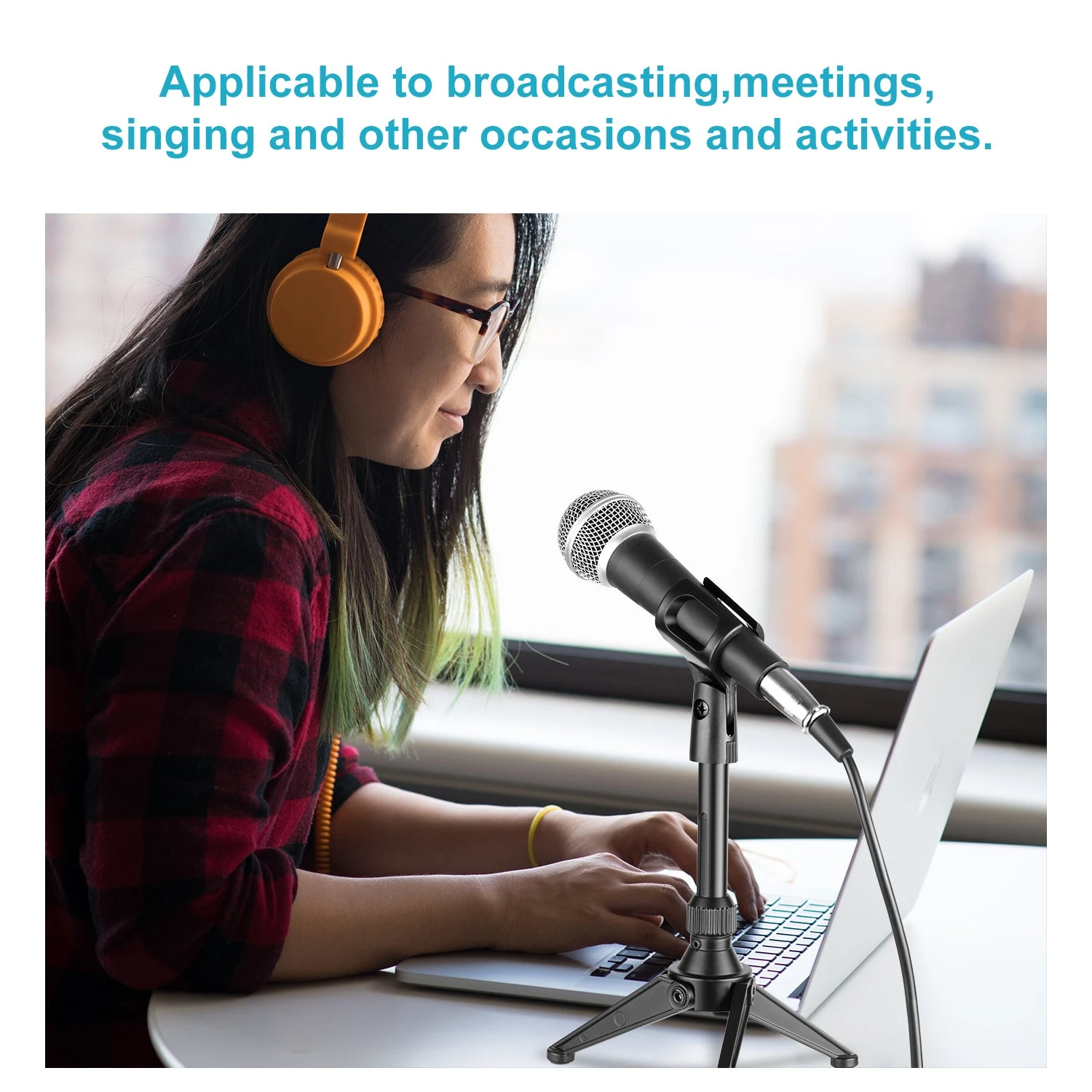 NEEWER NW-050 Foldable Desktop Microphone Stand 7 NEEWER NW-050 Foldable Desktop Microphone Stand - Image 7