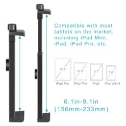 NEEWER 6.3-9.25 Inch IPad Tablet Mount Holder -Photography Equipment 40092953 2