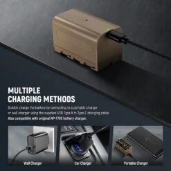 NEEWER NP-F750 7000mAh Replacement Battery -Photography Equipment 4 001aa3bd e870 4020 b3b2 e719ac26a7e2