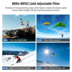 NEEWER Variable ND Filter For GoPro Hero 13 12 11 10 9 -Photography Equipment 4 10385ab7 11b1 43da b6d2 47d62575e48f