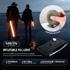 NEEWER BASICS GC30C 30W RGB Handheld Inflatable LED Fill Light 13 NEEWER BASICS GC30C 30W RGB Handheld Inflatable LED Fill Light -Photography Equipment 4 28d92525 759e 4291 8e24 a6f6fff47fb0