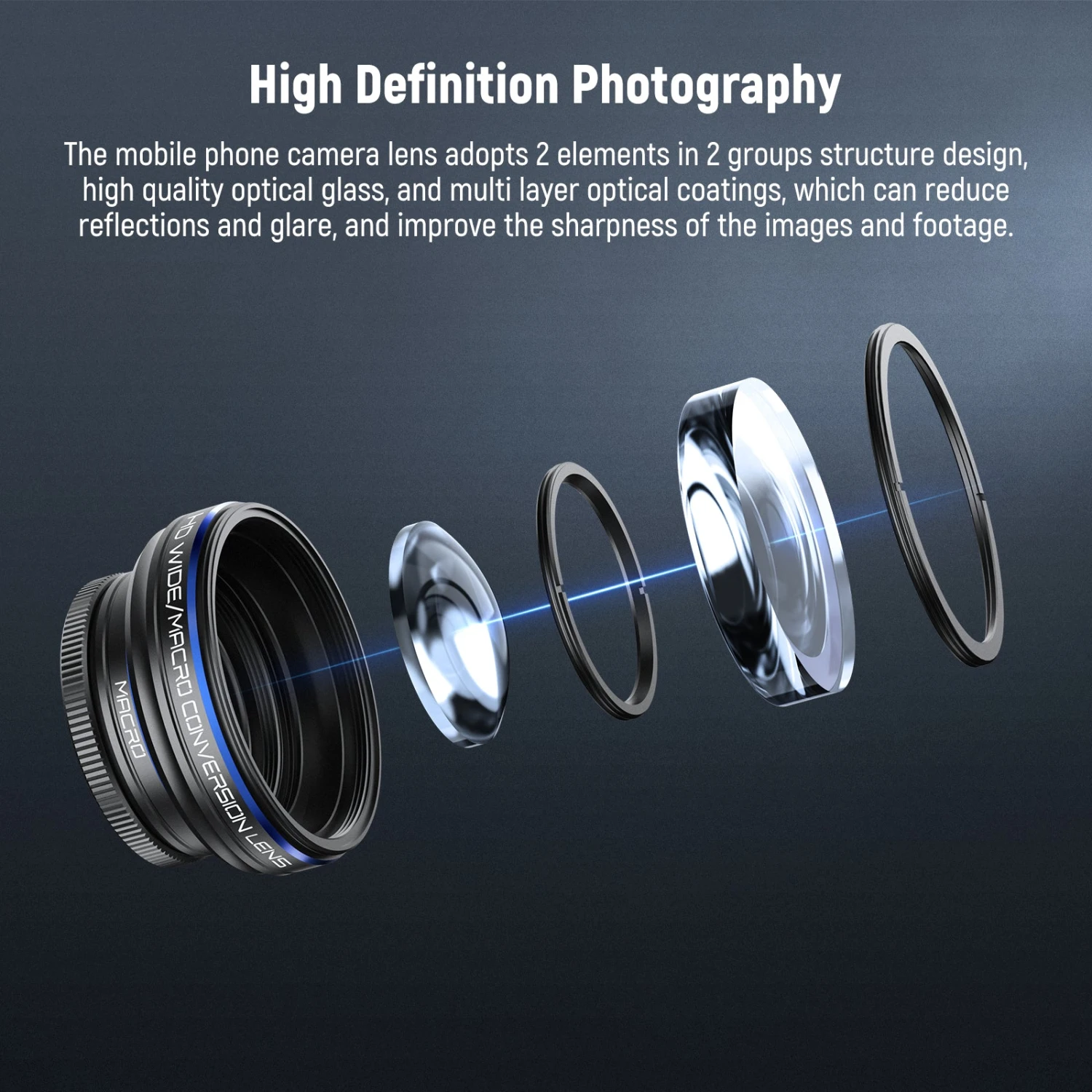 NEEWER LS-60 2 In 1Wide Angle And 2x Macro Phone Lens 4 NEEWER LS-60 2 In 1Wide Angle And 2x Macro Phone Lens - Image 4