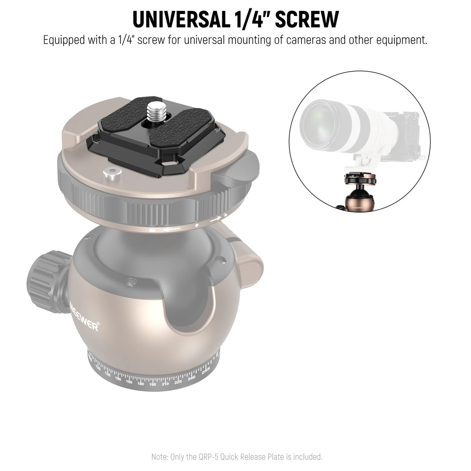 NEEWER 2 Pack Arca Type Quick Release Plate 4 NEEWER 2 Pack Arca Type Quick Release Plate - Image 4