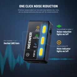 NEEWER KM16 Wireless Lavalier Microphone For Type C Phone 12 NEEWER KM16 Wireless Lavalier Microphone For Type C Phone -Photography Equipment 4 65376dad 7953 4575 8809 14d8a1a20bc7