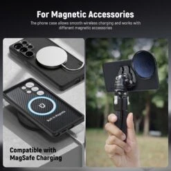 NEEWER PA092 Black Case For Samsung S25 Ultra With 17mm/67mm Adapters 10 NEEWER PA092 Black Case For Samsung S25 Ultra With 17mm/67mm Adapters -Photography Equipment 4 6fca77ec f94e 48f1 a1a5 df47e8d2cf02