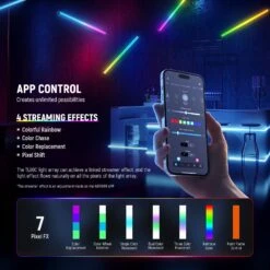 NEEWER TL90C 30W RGB Tube Light With APP/2.4G/DMX Control -Photography Equipment 4 81a0bb12 a333 44b2 ba88 a1cadf87626f