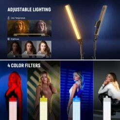 NEEWER BH20B Ultra Upgraded 40W LED Video Light Stick Kit 12 NEEWER BH20B Ultra Upgraded 40W LED Video Light Stick Kit -Photography Equipment 4 86b72746 7b8a 4c13 babc 7c37a4a3ac8c