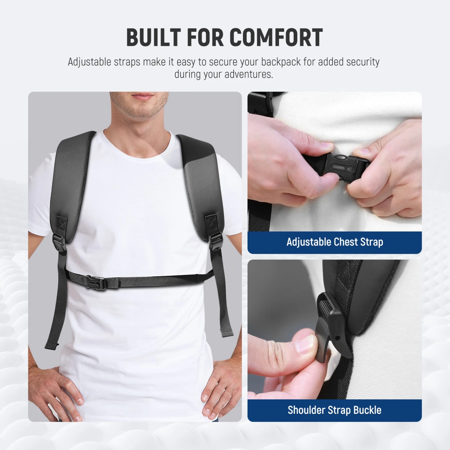 NEEWER BASICS PB26 17.3"x10.6"x7.5" Camera Backpack 4 NEEWER BASICS PB26 17.3"x10.6"x7.5" Camera Backpack - Image 4