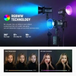 NEEWER MS60C RGB LED Video Light Handheld Spotlight 14 NEEWER MS60C RGB LED Video Light Handheld Spotlight -Photography Equipment 4 96721f6a deab 4efc 9fbe c5bb3fe44a7d