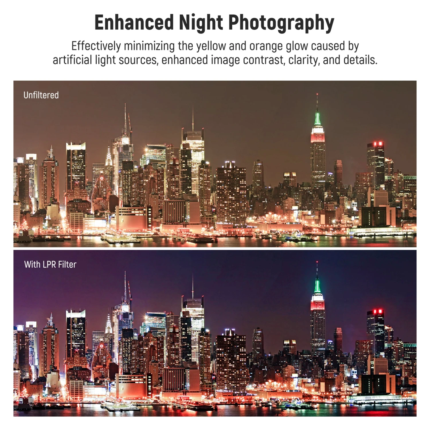 NEEWER FL-63 Light Pollution Reduction Filter For DJI Osmo Pocket 3 4 NEEWER FL-63 Light Pollution Reduction Filter For DJI Osmo Pocket 3 - Image 4