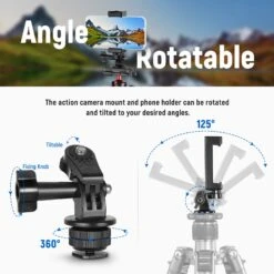 NEEWER Phone Holder / Hot Shoe Mount Adapter Kit -Photography Equipment 4 9eeb0afc 6264 4d6e 90ca 307300499243