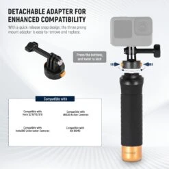 NEEWER GP23 Floating Hand Grip For Action Camera 11 NEEWER GP23 Floating Hand Grip For Action Camera -Photography Equipment 4 a3022366 6520 4aca 90a0 21d068d7adb7