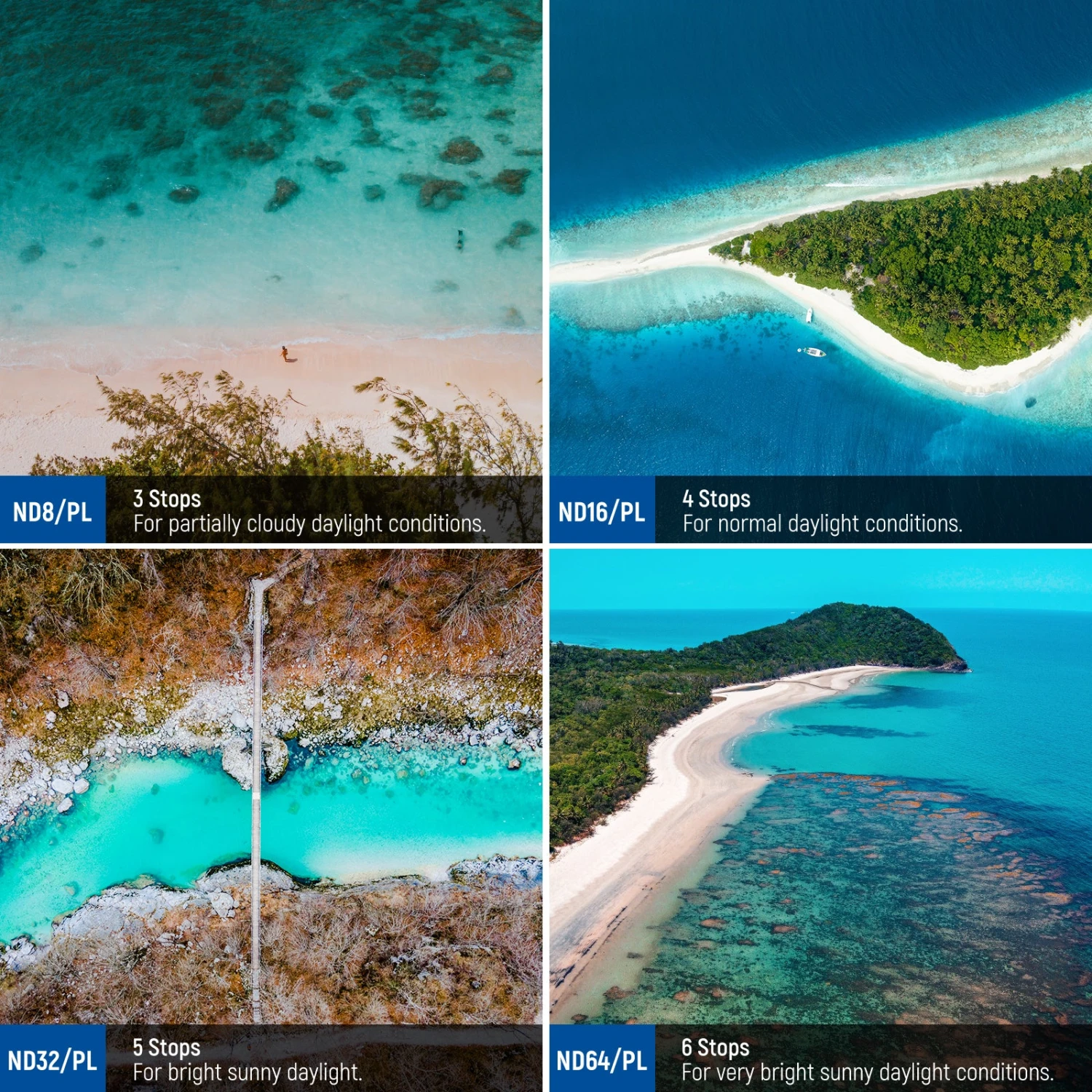 NEEWER FL-A32 6-Pack ND/PL Filter Set For DJI Mini 4 Pro 4 NEEWER FL-A32 6-Pack ND/PL Filter Set For DJI Mini 4 Pro - Image 4