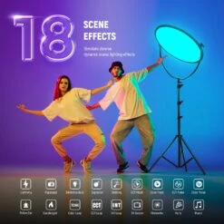 NEEWER GR18C 18" LED Round Panel Video Light 13 NEEWER GR18C 18" LED Round Panel Video Light -Photography Equipment 4 ab0fbda2 2f33 4fd0 904c 36c4444c5d77