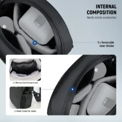 NEEWER BASICS PB13 Camera Sling Bag Crossbody For DJI Osmo Pocket 3 -Photography Equipment 4 b3cacee3 da91 4de3 8650 7d803c91c0d9