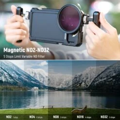 NEEWER 67mm Magnetic ND2-32 Filter For Samsung S23 S22 Ultra Cage -Photography Equipment 4 b9505819 0b6e 4a7a b814 4765740abe9c