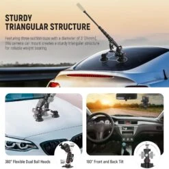 NEEWER CA065 Triple Suction Cup Car Mount -Photography Equipment 4 bd712691 9382 41ce a0b0 6b9eb13dae8a